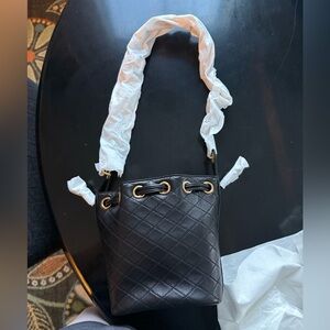 NWT Yves Saint Laurent Cassandra Small Bucket Bag